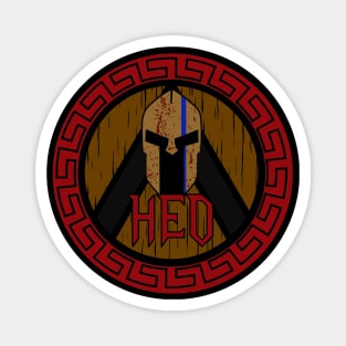 HED Spartan Shirt Magnet